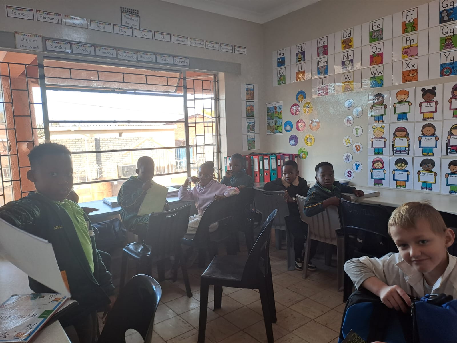 Students in a classroom